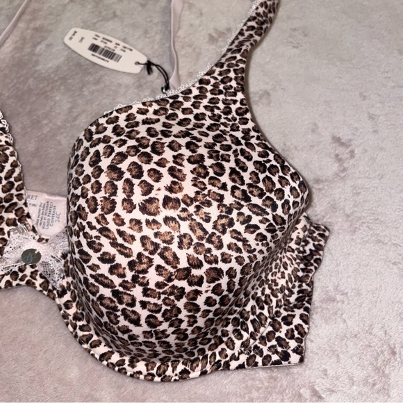 Victorias secret animal print lined perfect coverage bra size 34C - Picture 3 of 11